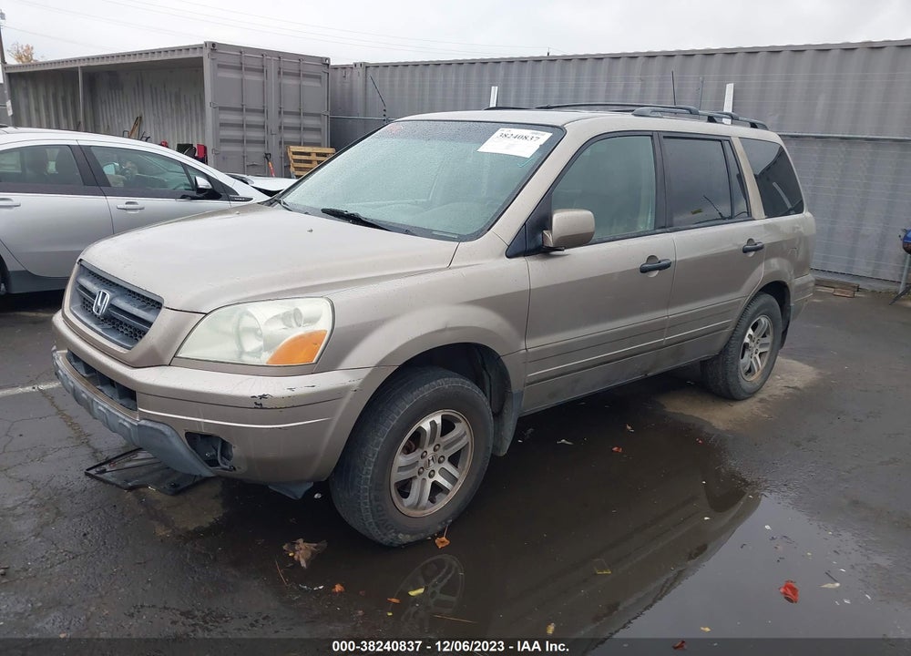 2004 HONDA PILOT EX-L VIN: 2HKYF18704H537324