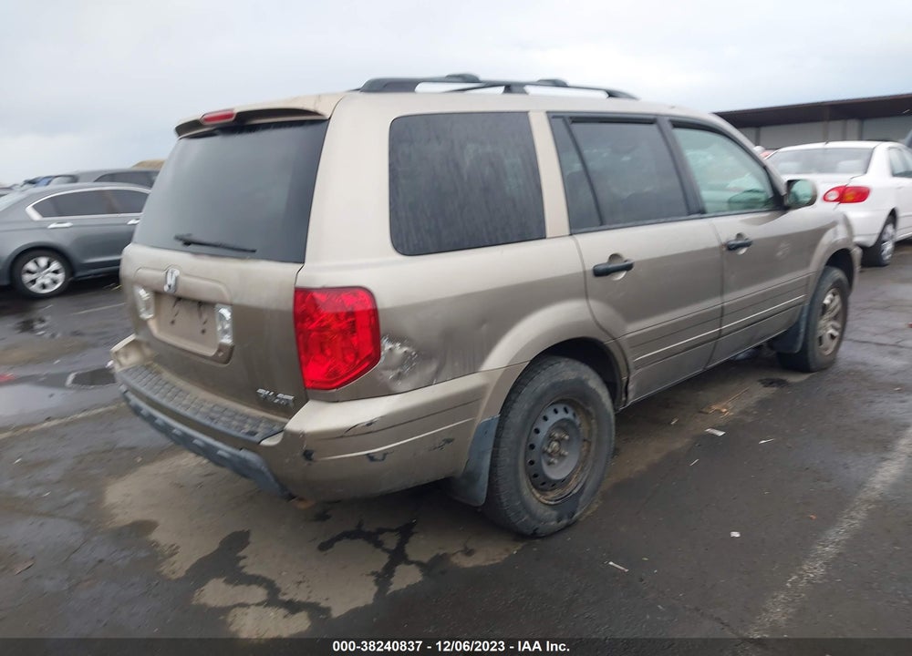 2004 HONDA PILOT EX-L VIN: 2HKYF18704H537324