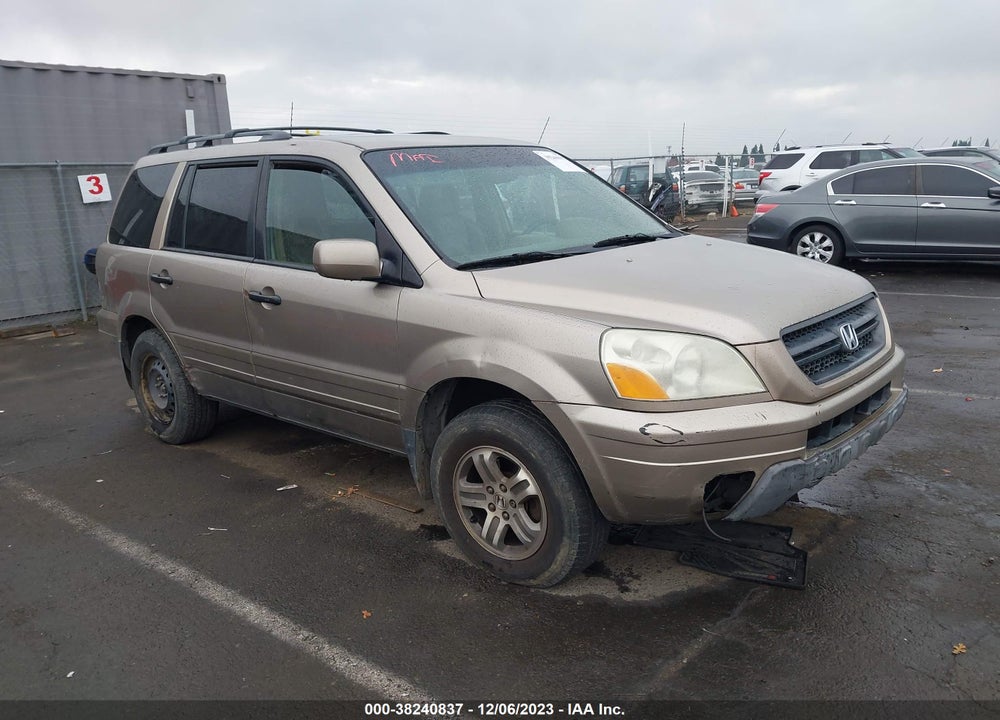 2004 HONDA PILOT EX-L VIN: 2HKYF18704H537324