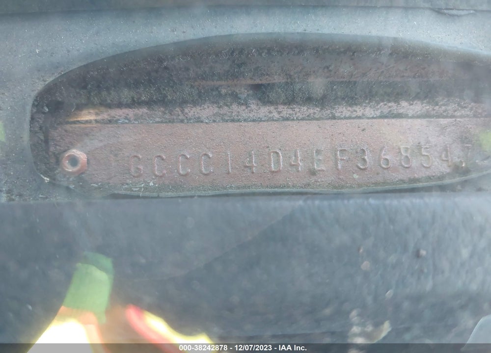 1984 CHEVROLET C10 VIN: 1GCCC14D4EF368547