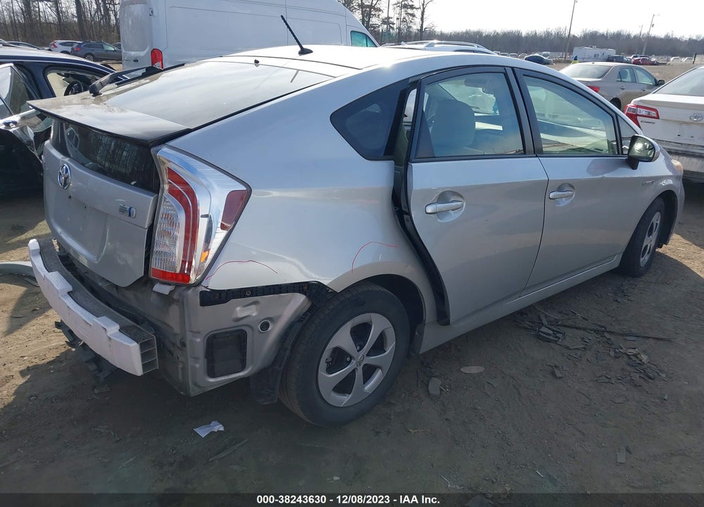 2013 TOYOTA PRIUS VIN: JTDKN3DUXD5673623