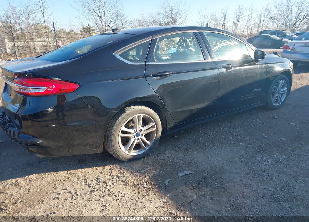 2018 FORD FUSION HYBRID SE VIN: 3FA6P0LU6JR221372
