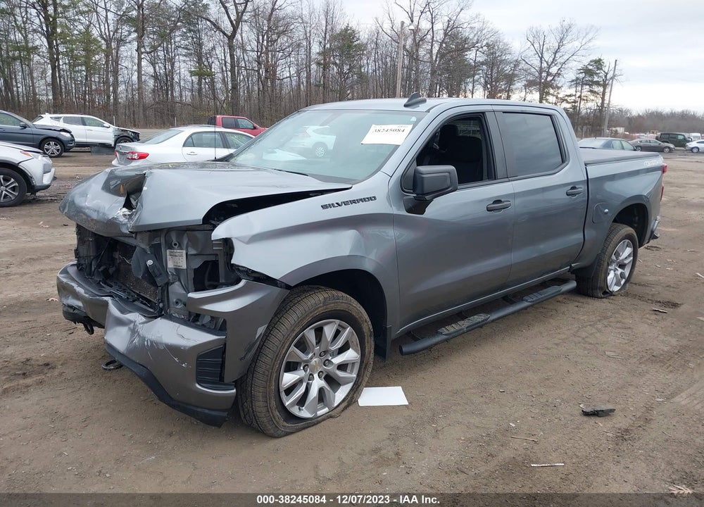 2020 CHEVROLET SILVERADO 1500 4WD SHORT BED CUSTOM VIN: 3GCPYBEH8LG287671