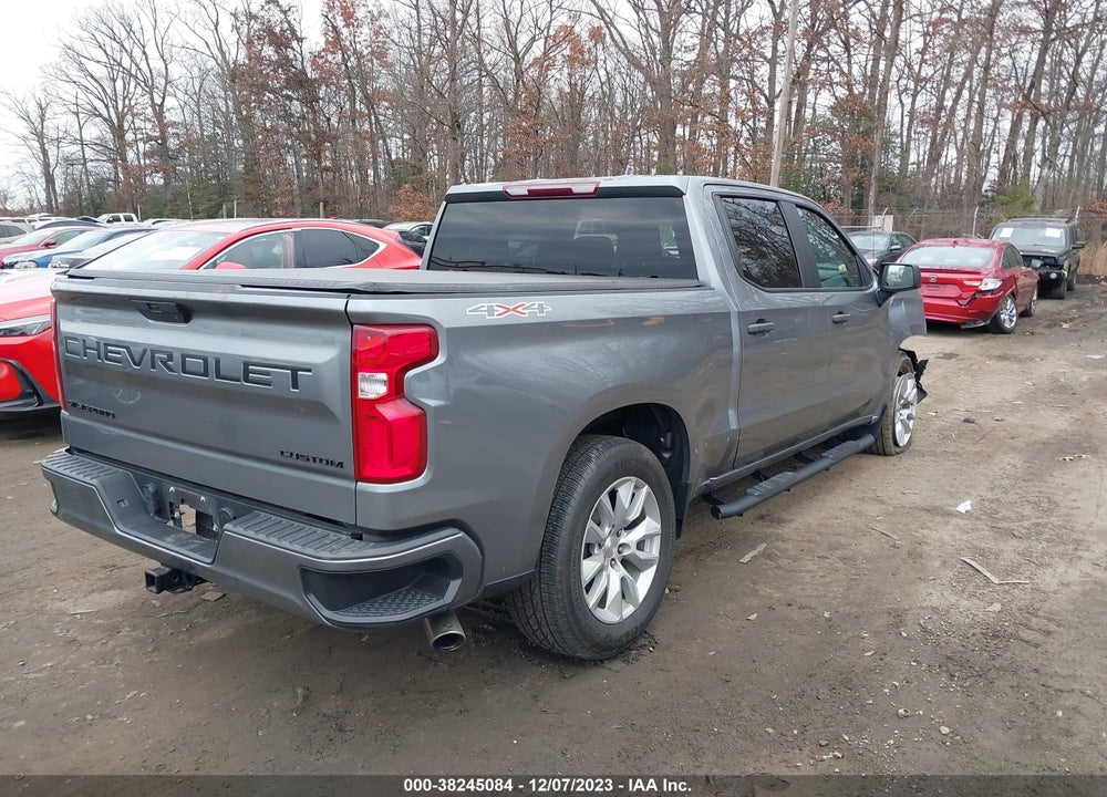2020 CHEVROLET SILVERADO 1500 4WD SHORT BED CUSTOM VIN: 3GCPYBEH8LG287671