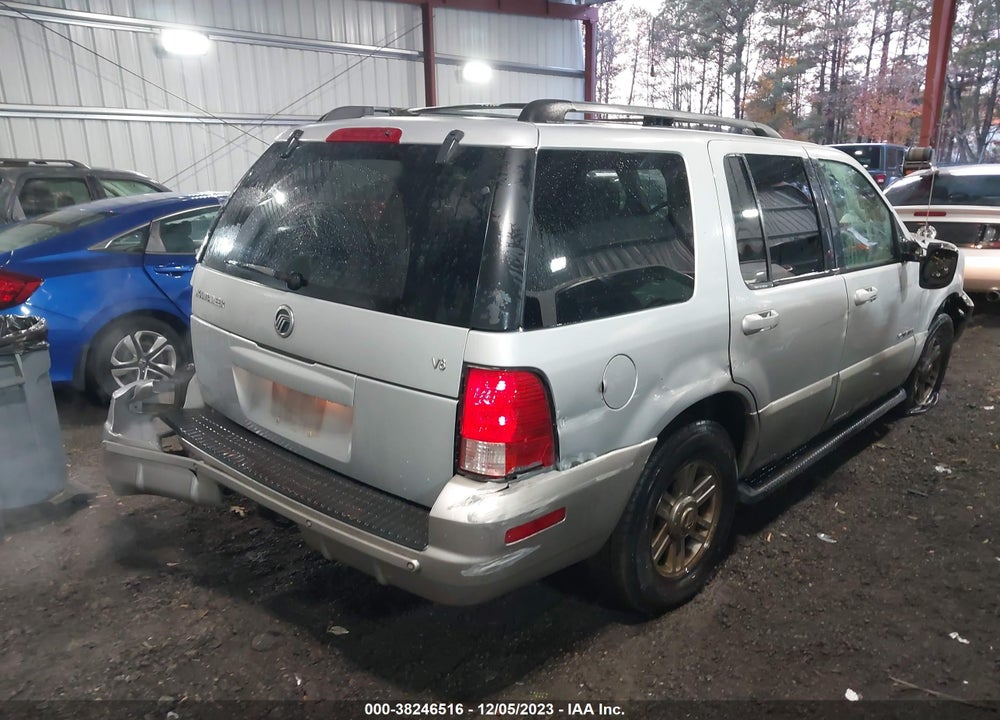 2002 MERCURY MOUNTAINEER VIN: 4M2ZU66W82UJ12772