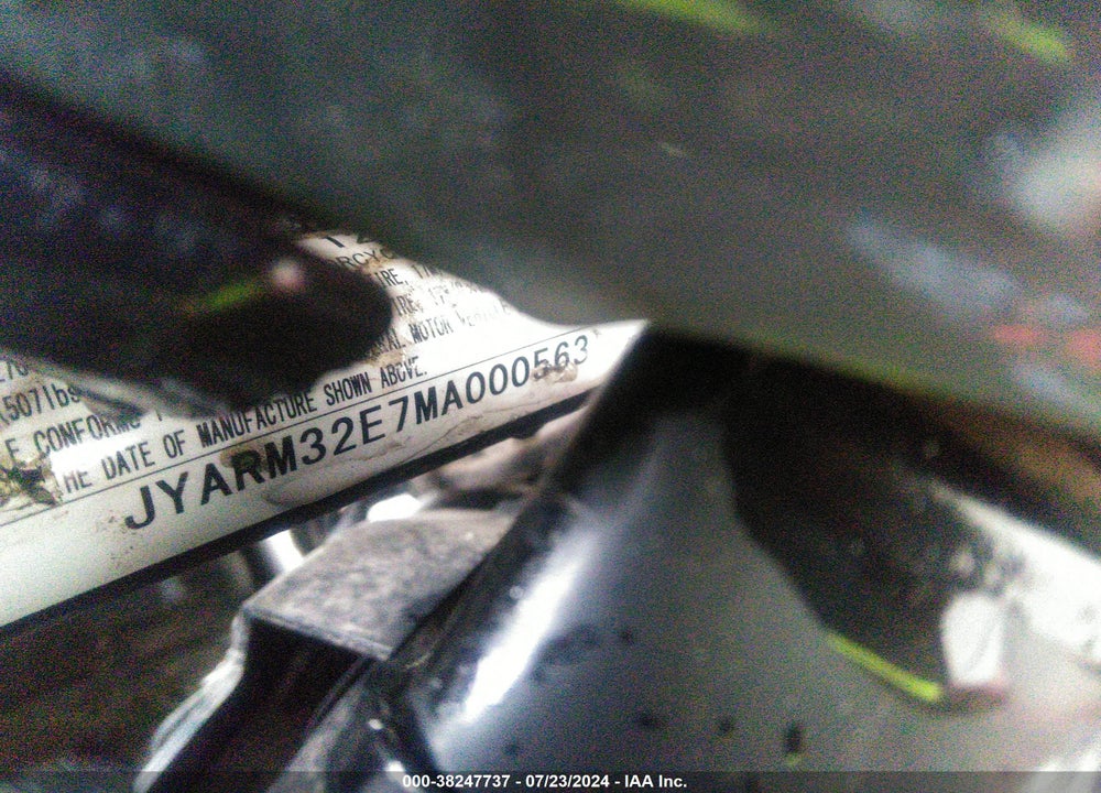 2021 YAMAHA MT07 VIN: JYARM32E7MA000563