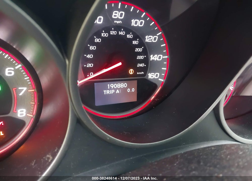 2007 ACURA TL TYPE S VIN: 19UUA76517A012853