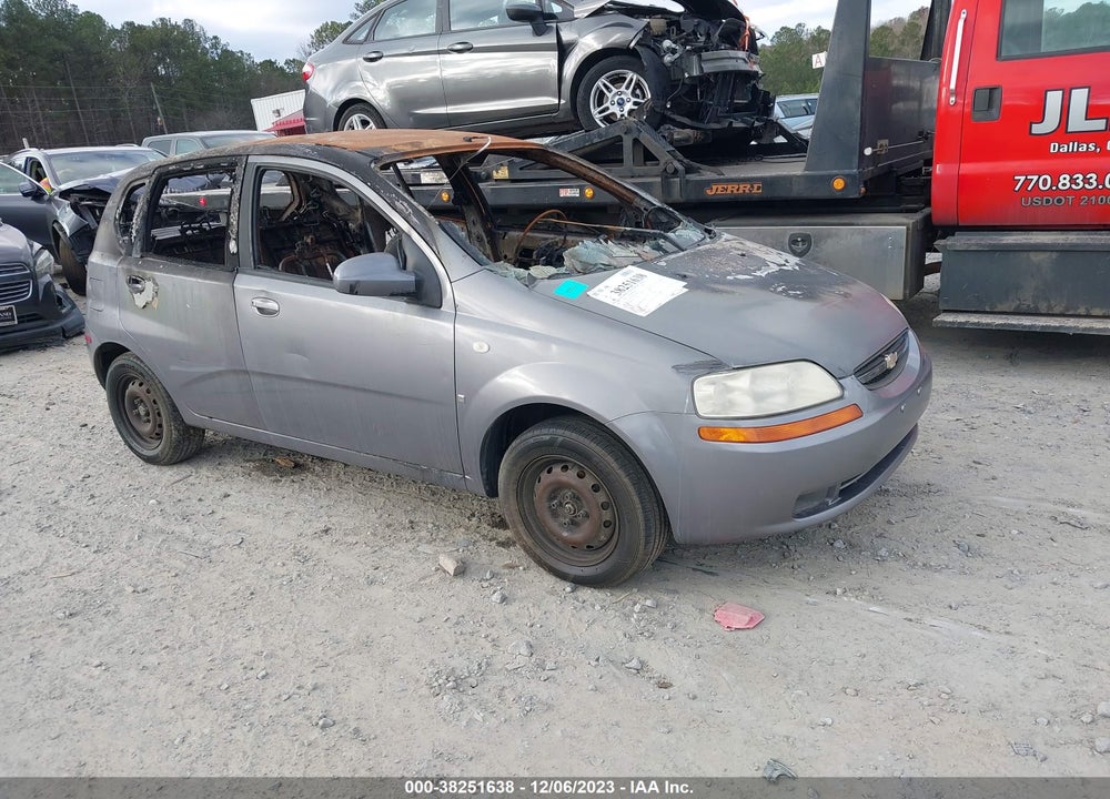 2007 CHEVROLET AVEO 5 LS VIN: KL1TD666X7B726261
