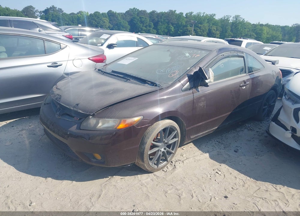 2007 HONDA CIVIC SI VIN: 2HGFG215X7H702734