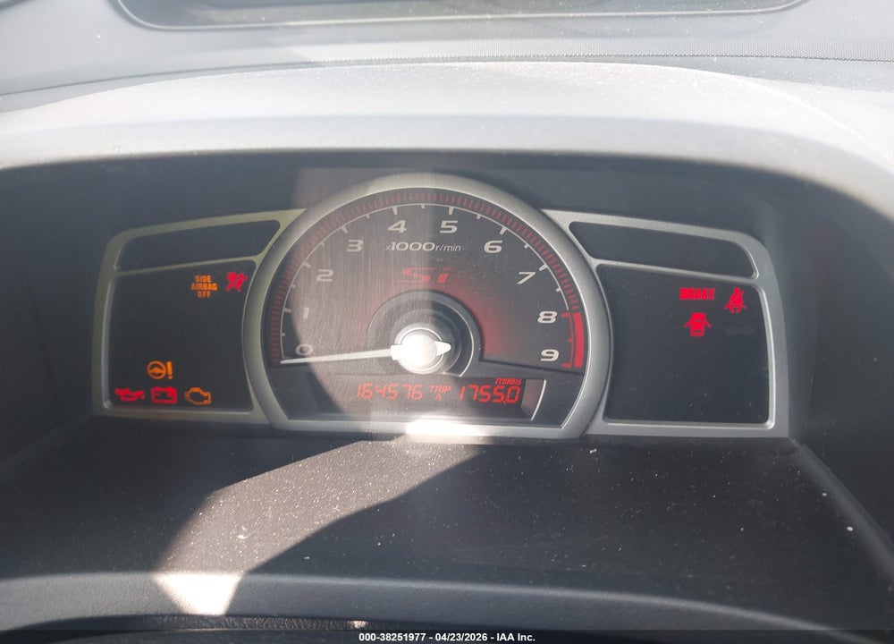 2007 HONDA CIVIC SI VIN: 2HGFG215X7H702734