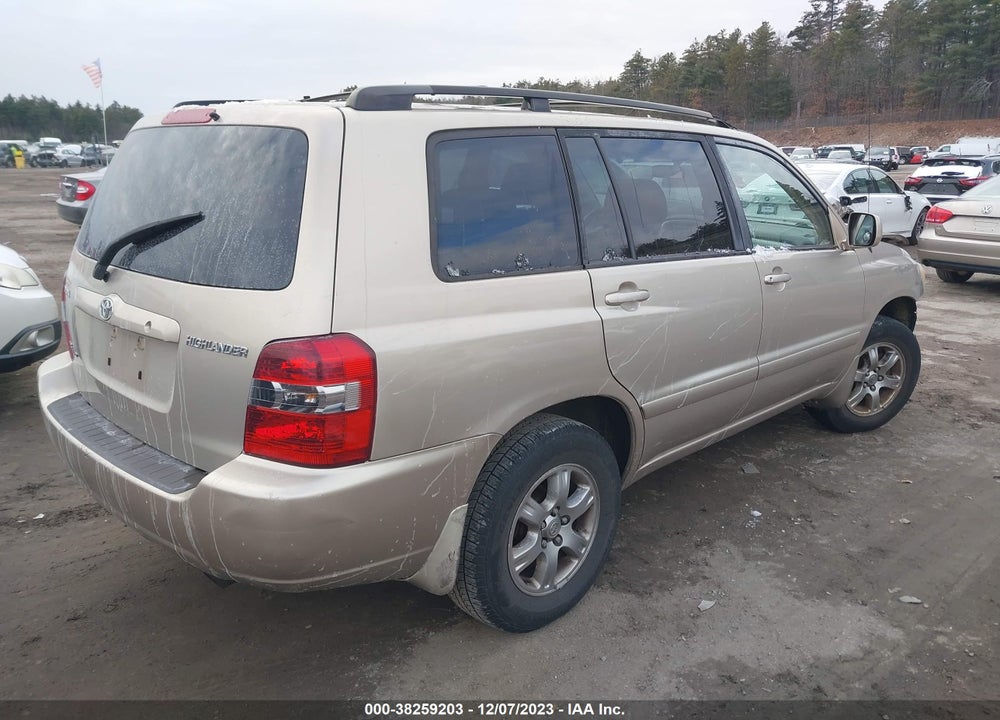 2006 TOYOTA HIGHLANDER V6 VIN: JTEEP21A160149753