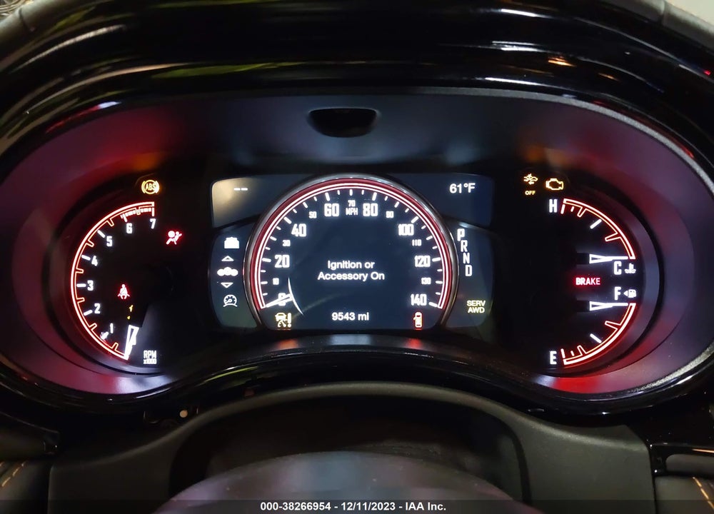 2023 DODGE DURANGO HEMI ORANGE AWD VIN: 1C4SDJCT8PC591275