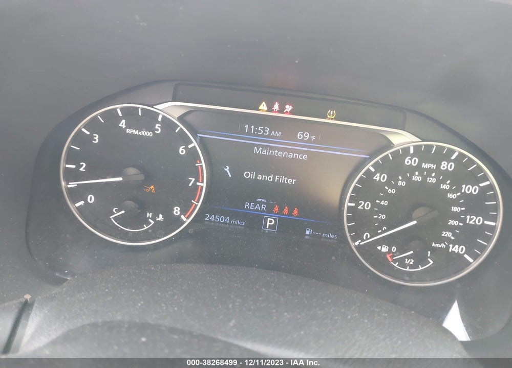 2023 NISSAN ALTIMA SR FWD VIN: 1N4BL4CV6PN307805
