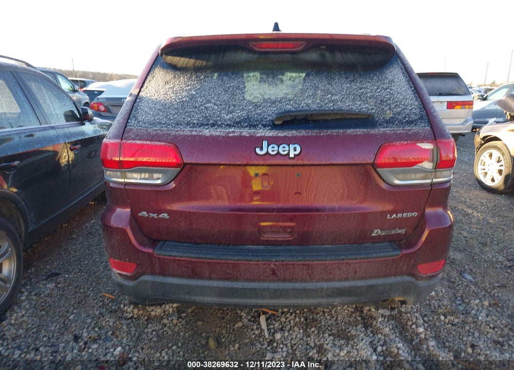 2016 JEEP GRAND CHEROKEE LAREDO VIN: 1C4RJFAG9GC462519