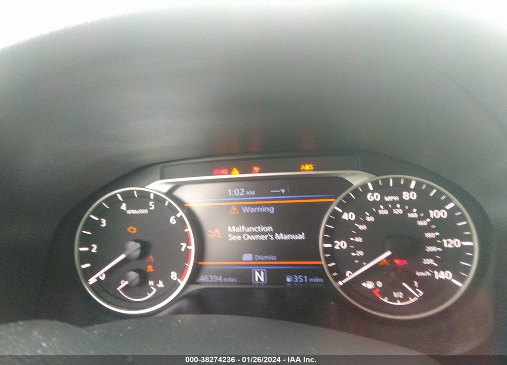 2022 NISSAN ALTIMA 2.5 SV VIN: 1N4BL4DV4NN335324