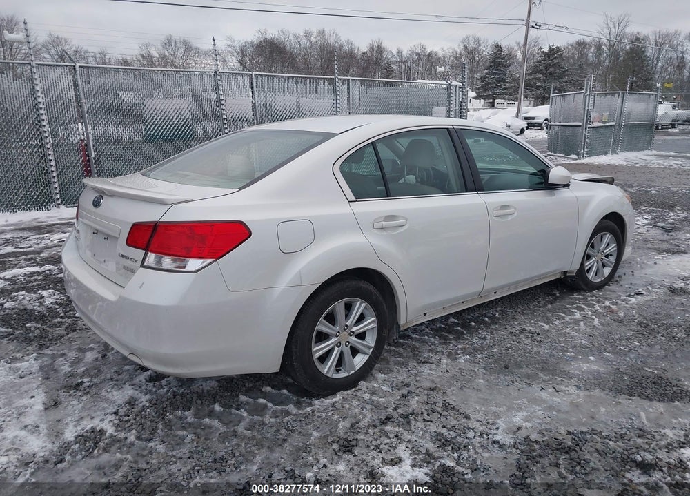 2012 SUBARU LEGACY 2.5I VIN: 4S3BMBA65C3030786