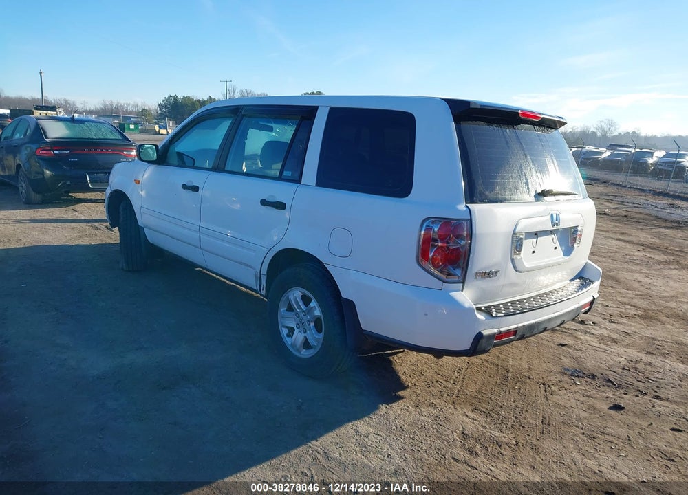 2006 HONDA PILOT LX VIN: 5FNYF28176B033758