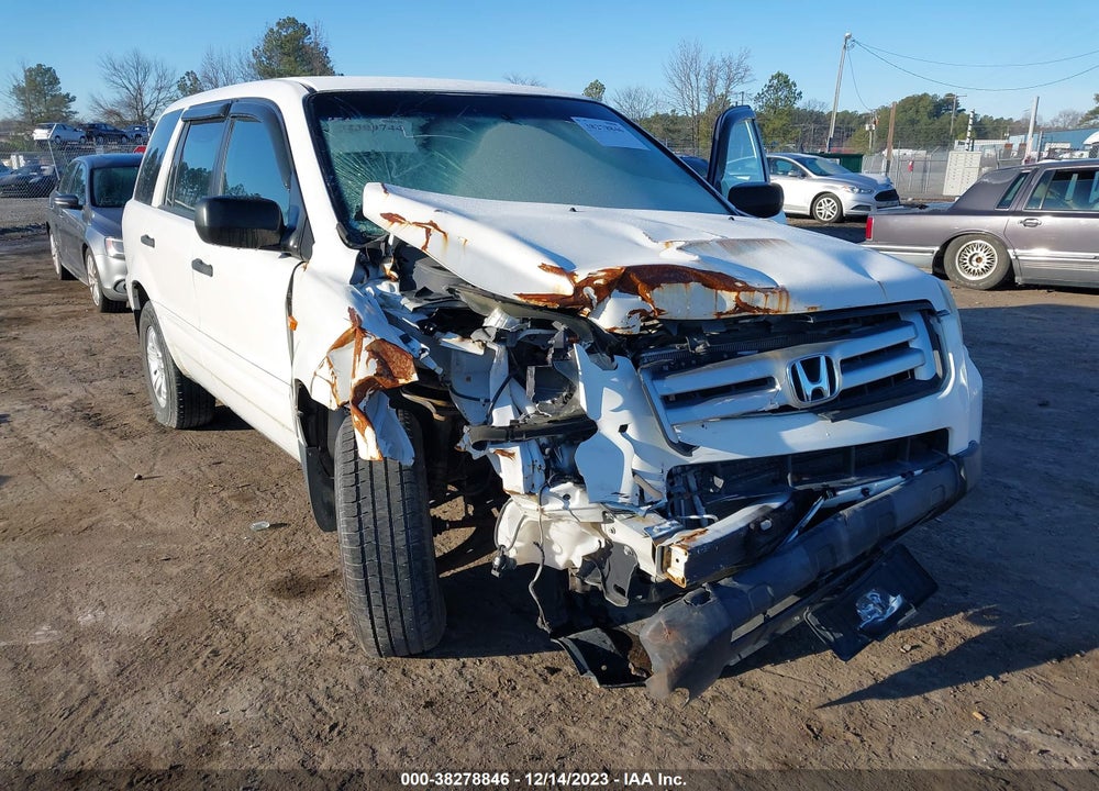 2006 HONDA PILOT LX VIN: 5FNYF28176B033758