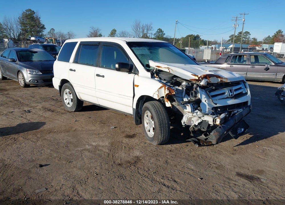 2006 HONDA PILOT LX VIN: 5FNYF28176B033758