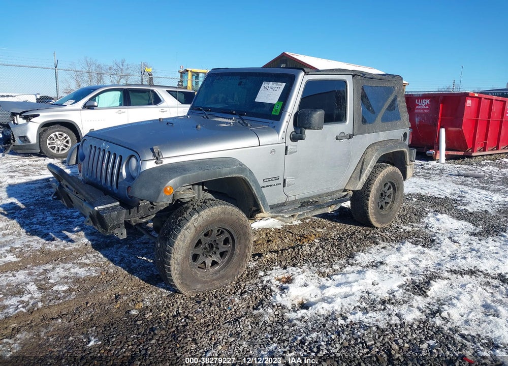2013 JEEP WRANGLER SPORT VIN: 1C4AJWAG1DL625415