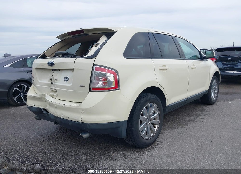 2008 FORD EDGE SEL VIN: 2FMDK38C98BB47662