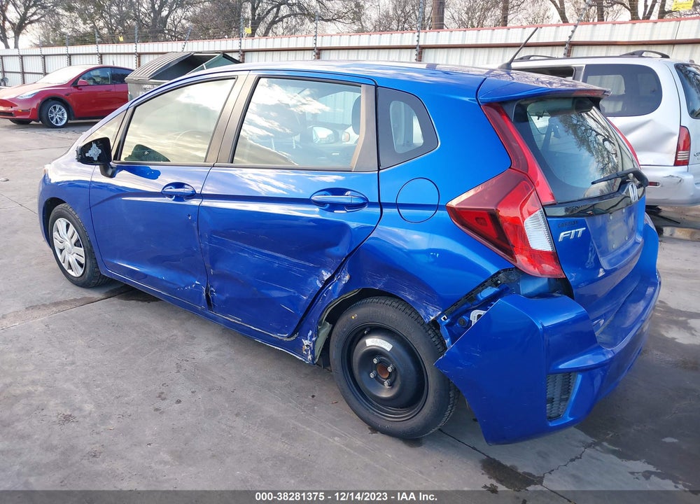 2015 HONDA FIT LX VIN: 3HGGK5H53FM764387