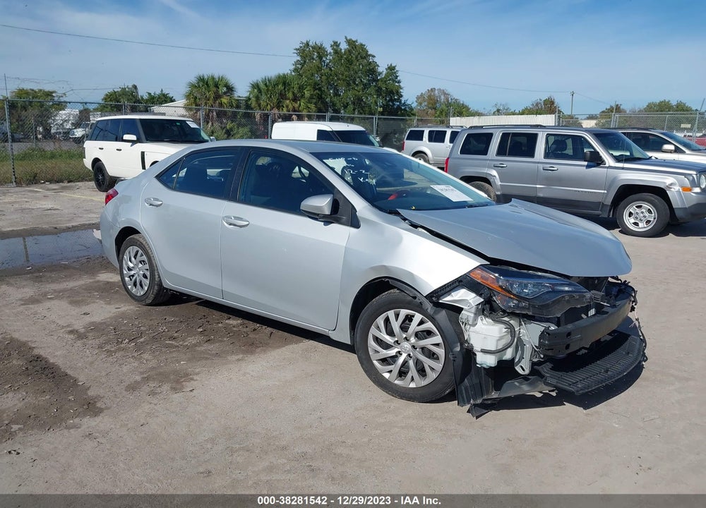 2019 TOYOTA COROLLA LE VIN: 2T1BURHE0KC241700