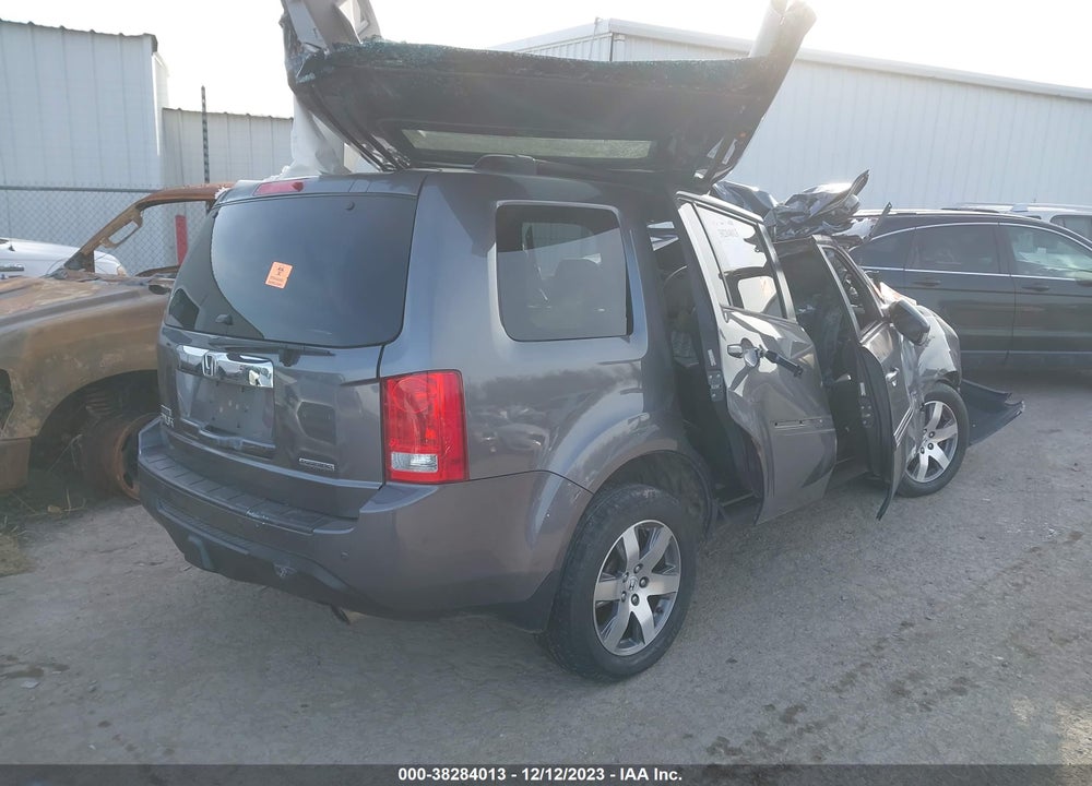 2014 HONDA PILOT TOURING VIN: 5FNYF3H9XEB012526