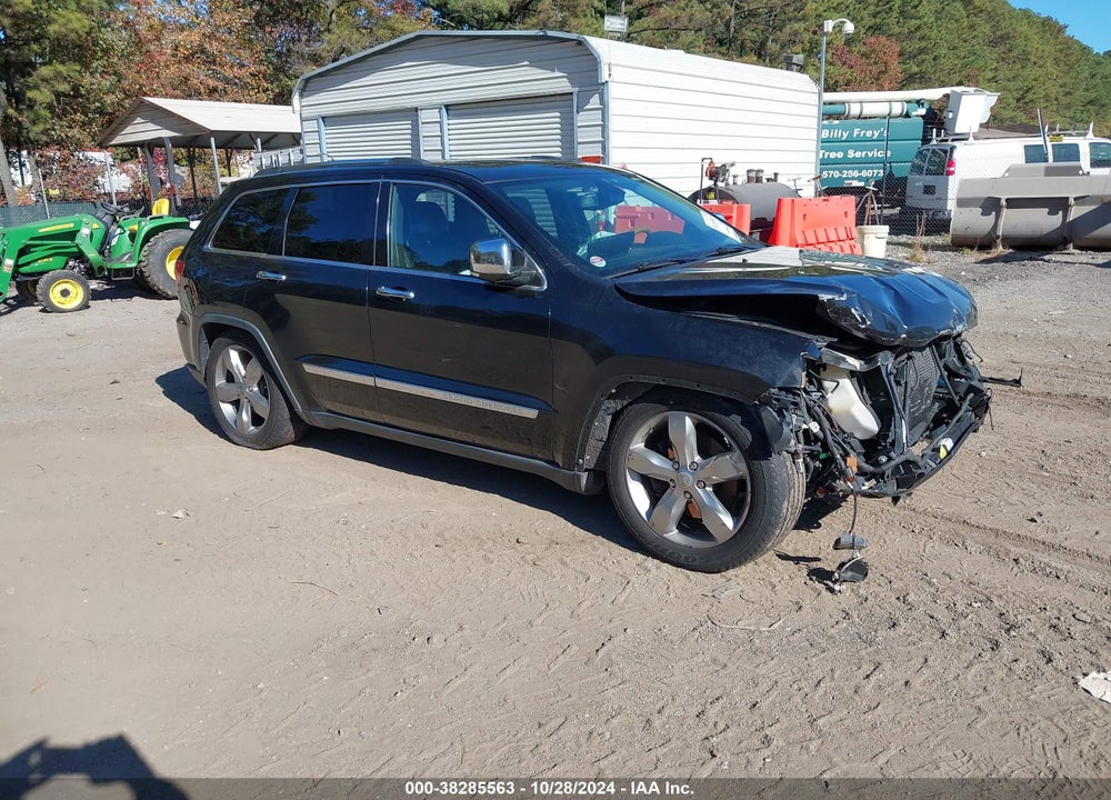 2013 JEEP GRAND CHEROKEE OVERLAND VIN: 1C4RJFCT9DC603417