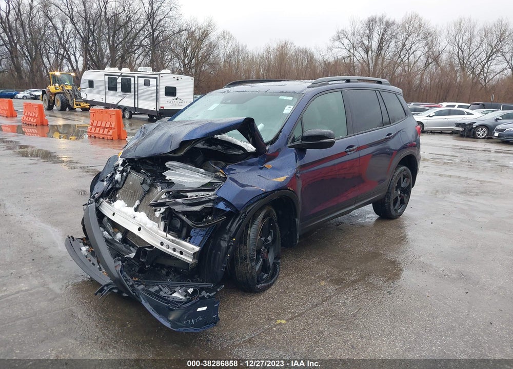 2021 HONDA PASSPORT AWD ELITE VIN: 5FNYF8H05MB019655