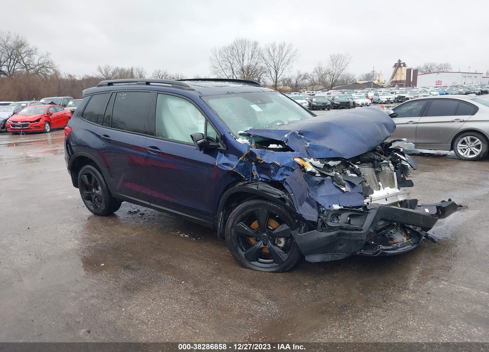2021 HONDA PASSPORT AWD ELITE VIN: 5FNYF8H05MB019655