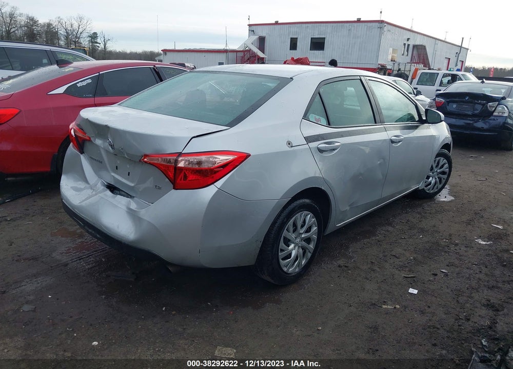 2019 TOYOTA COROLLA LE VIN: 5YFBURHE8KP937754