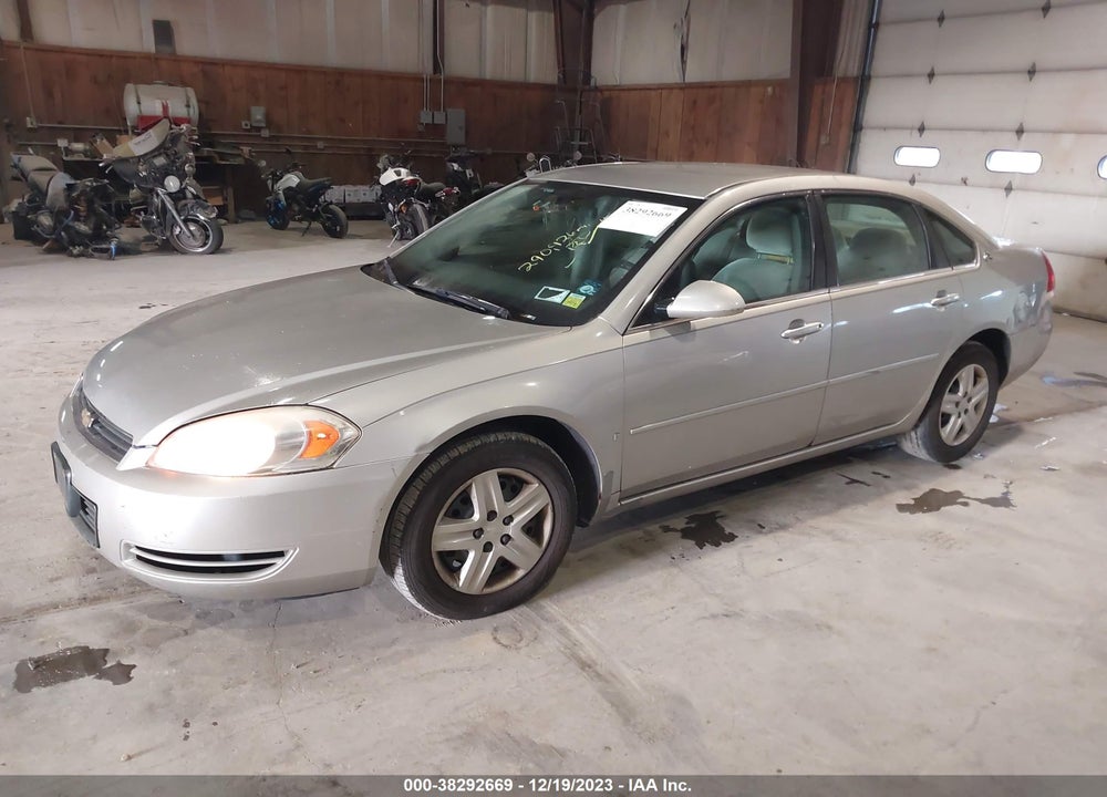 2008 CHEVROLET IMPALA LS VIN: 2G1WB58N889163622