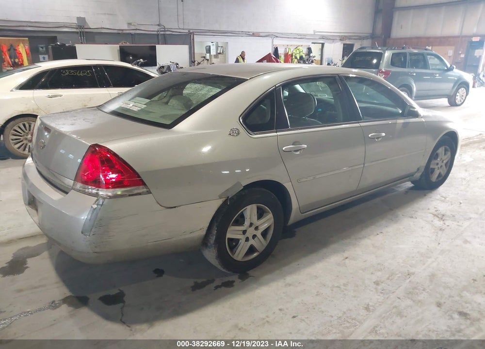 2008 CHEVROLET IMPALA LS VIN: 2G1WB58N889163622