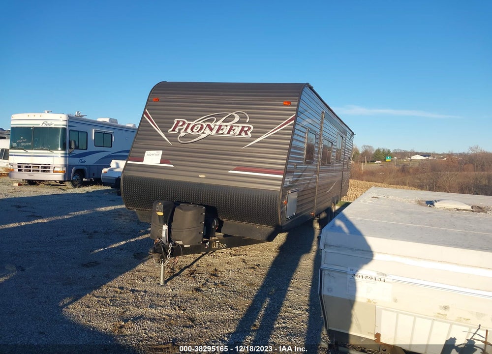 2019 PIONEER QB300 TRAVEL TRAILER VIN: 5SFPB3325KE400291