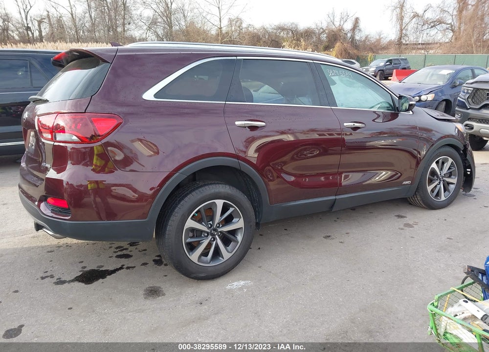 2019 KIA SORENTO 3.3L EX VIN: 5XYPHDA5XKG515657