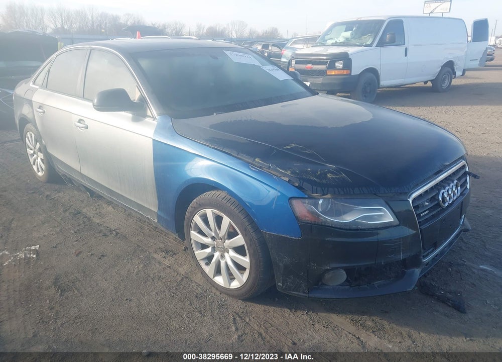 2009 AUDI A4 3.2 PREMIUM PLUS VIN: WAULK78KX9N002387