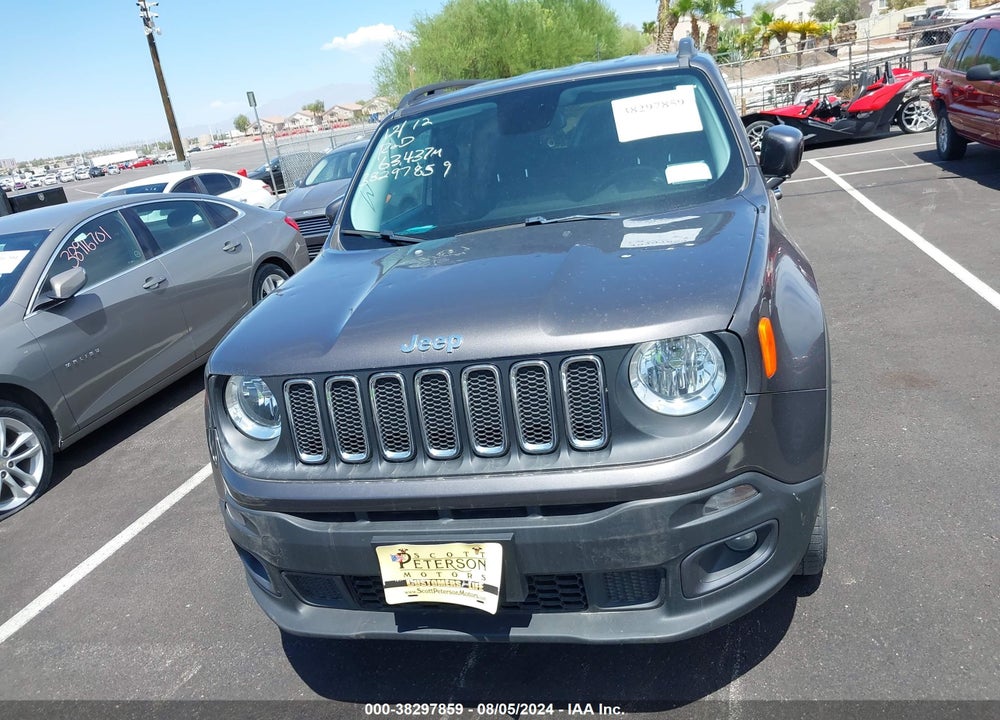 2017 JEEP RENEGADE LATITUDE 4X4 VIN: ZACCJBBB8HPF36172
