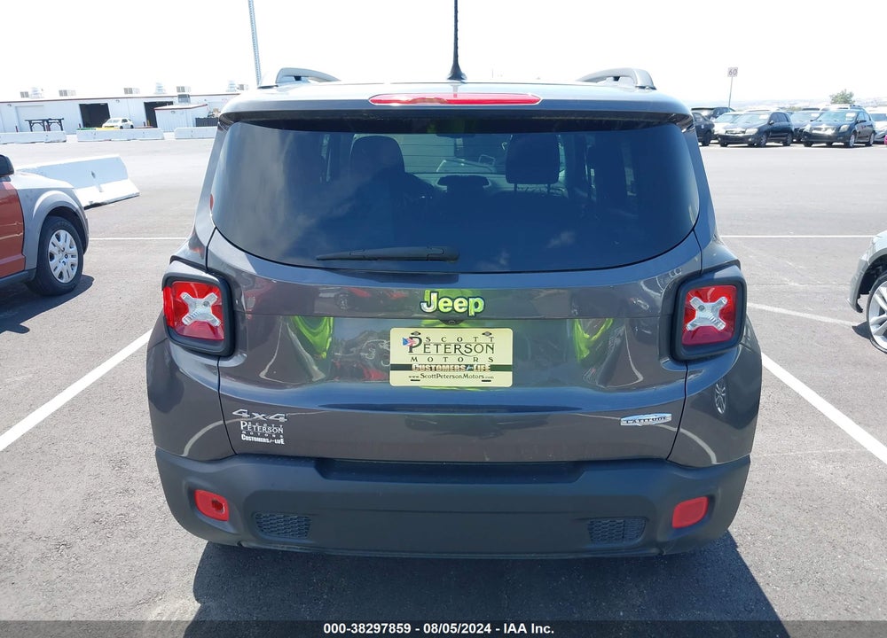 2017 JEEP RENEGADE LATITUDE 4X4 VIN: ZACCJBBB8HPF36172