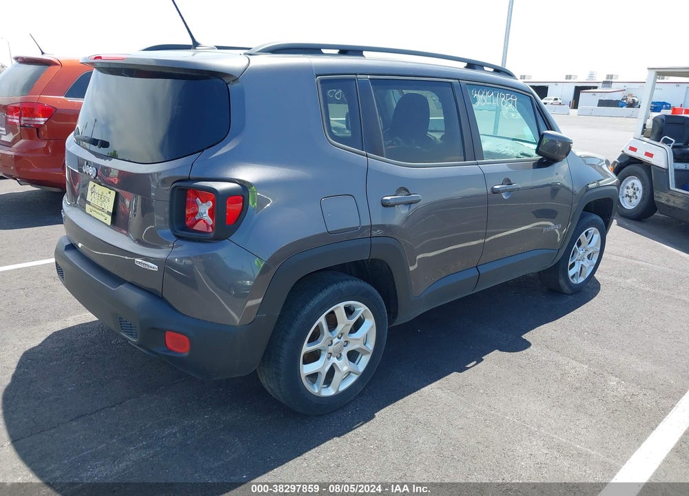 2017 JEEP RENEGADE LATITUDE 4X4 VIN: ZACCJBBB8HPF36172