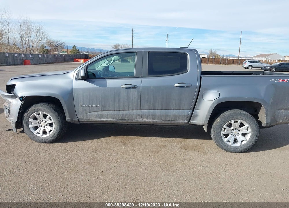 2022 CHEVROLET COLORADO 4WD SHORT BOX LT VIN: 1GCGTCEN7N1272381