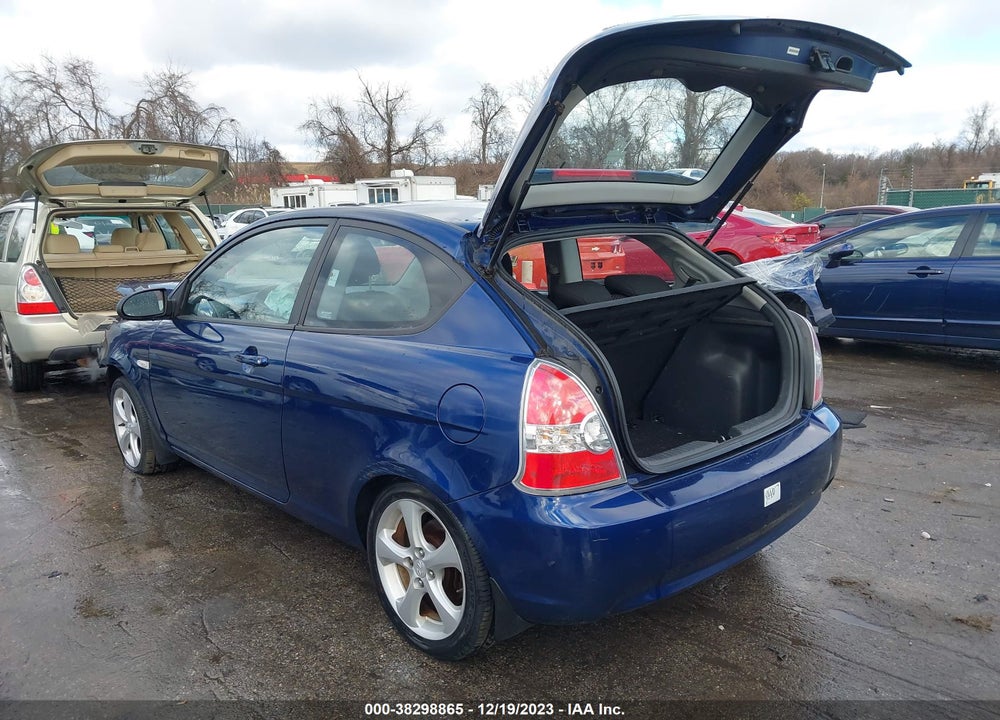 2007 HYUNDAI ACCENT SE VIN: KMHCN36C67U041068
