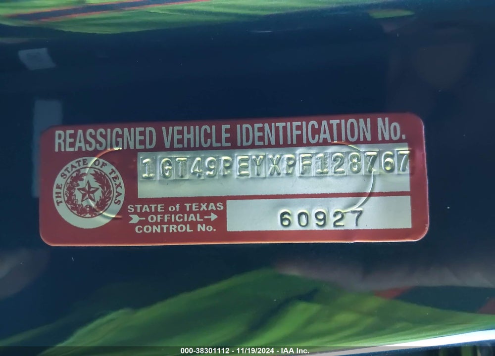 2023 GMC SIERRA 2500HD 4WD STANDARD BED AT4 VIN: 1GT49PEYXPF128767