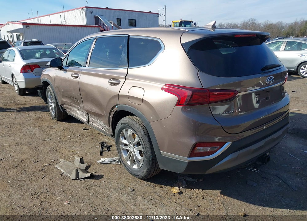 2019 HYUNDAI SANTA FE SEL VIN: 5NMS3CAD7KH134008