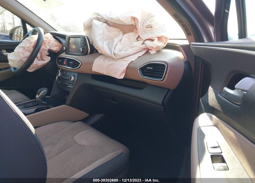 2019 HYUNDAI SANTA FE SEL VIN: 5NMS3CAD7KH134008