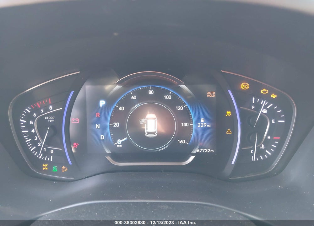 2019 HYUNDAI SANTA FE SEL VIN: 5NMS3CAD7KH134008