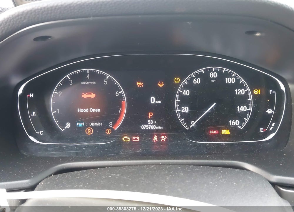 2021 HONDA ACCORD VIN: 1HGCV1F15MA103601