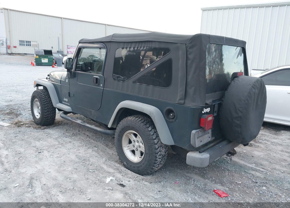 2005 JEEP WRANGLER UNLIMITED VIN: 1J4FA44S75P348865