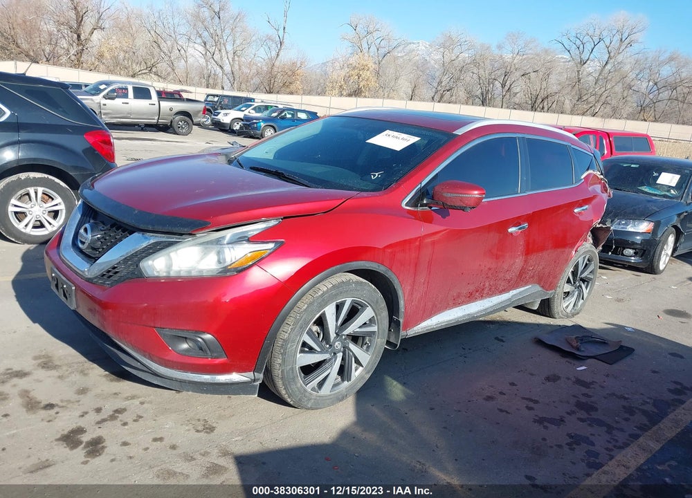 2016 NISSAN MURANO PLATINUM VIN: 5N1AZ2MHXGN119284