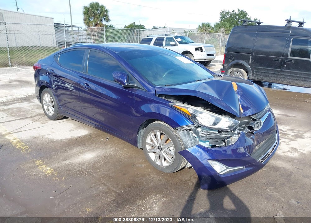 2014 HYUNDAI ELANTRA VIN: 5NPDH4AE3EH460128